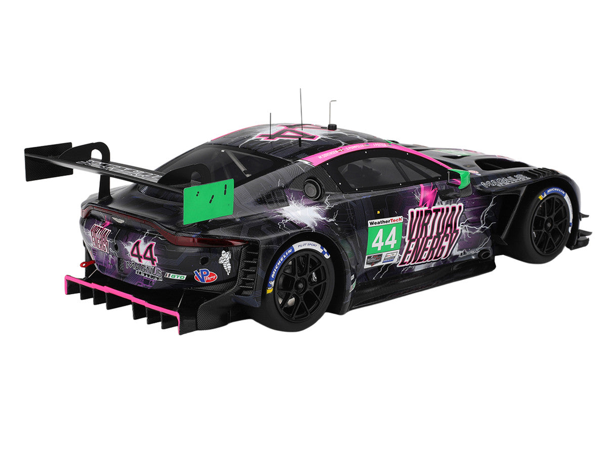 Aston Martin Vantage GT3 EVO #44 John Potter - Spencer Pumpelly - Marco Sorensen "Magnus Racing" IMSA "Six Hours of The Glen (Watkins Glen)" (2025) 1/18 Model Car by Top Speed LuxuryLifeWay Online Store