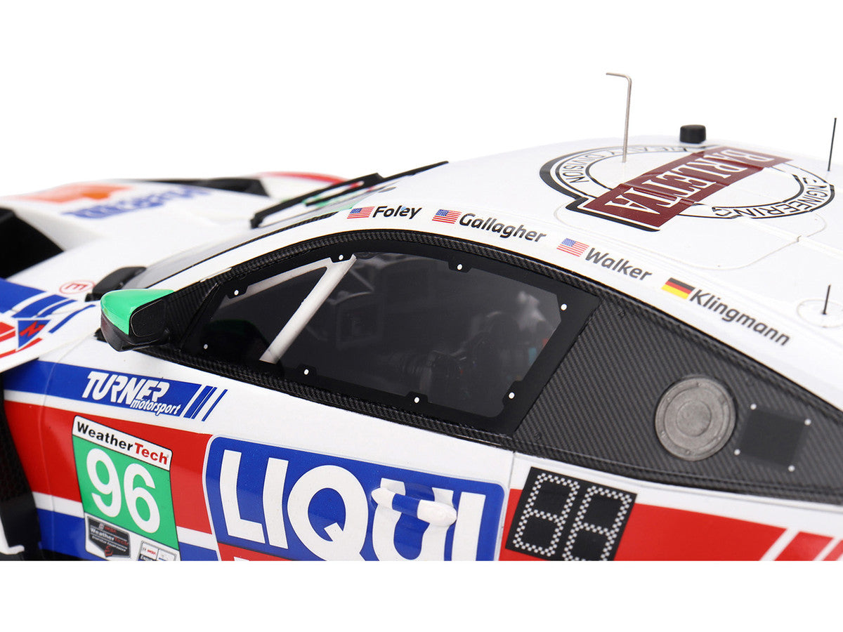 BMW M4 GT3 EVO #96 Robby Foley - Patrick Gallagher - Jens Klingmann - Jake Walker "Turner Motorsport" IMSA "Hours of Daytona" (2025) 1/18 Model Car by Top Speed LuxuryLifeWay Online Store