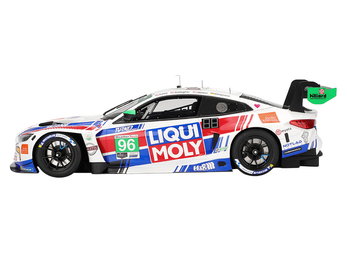 BMW M4 GT3 EVO #96 Robby Foley - Patrick Gallagher - Jens Klingmann - Jake Walker "Turner Motorsport" IMSA "Hours of Daytona" (2025) 1/18 Model Car by Top Speed LuxuryLifeWay Online Store