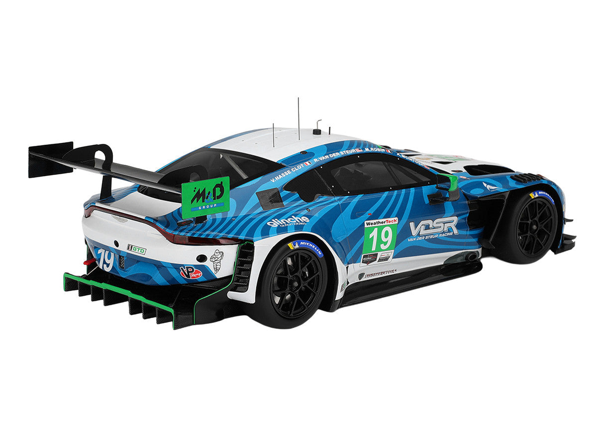 Aston Martin Vantage GT3 EVO #19 Valentin Hasse-Clot - Anthony McIntosh - Maxime Robin - Rory van der Steur "van der Steur Racing" IMSA "24 Hours of Daytona" (2025) 1/18 Model Car by Top Speed LuxuryLifeWay Online Store