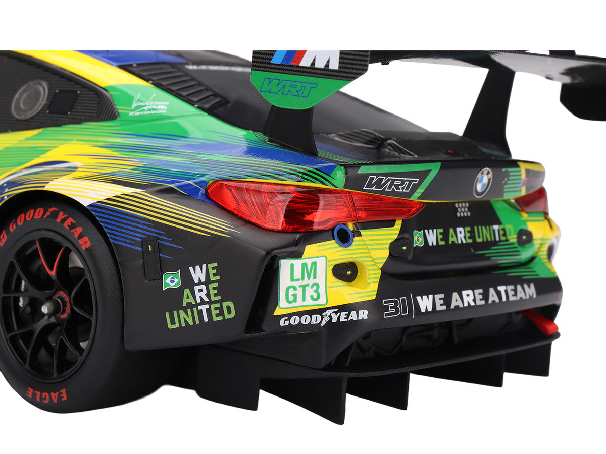 BMW M4 GT3 EVO #31 Pedro Ebrahim - Augusto Farfus - Yasser Shahin "The Bend Team WRT" WEC "6 Hours of Sao Paulo" (2025) 1/18 Model Car by Top Speed LuxuryLifeWay Online Store