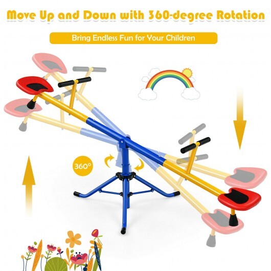 360Rotation Kids Seesaw Swivel Teeter Totter Playground Equipment LuxuryLifeWay Online Store