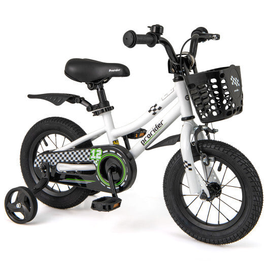 12 Inch Kids Bike Children Bicycle with Training Wheels for 3-4 Years Old-Navy LuxuryLifeWay Online Store