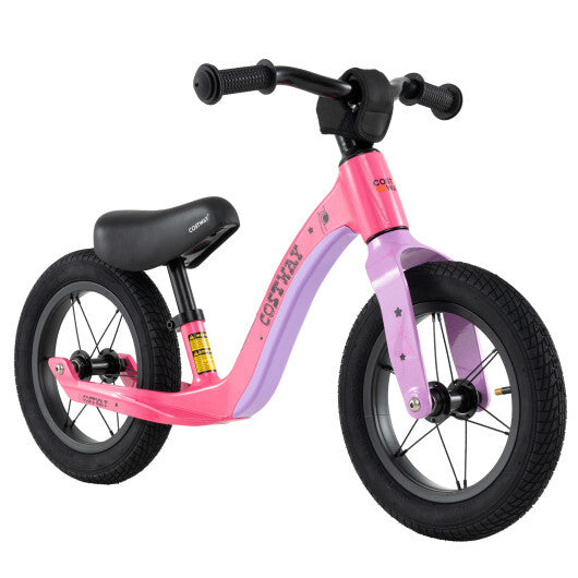 12-Inch Balance Bike with Adjustable Seat and Rotatable Handlebar for Over 36 Months Old-Green LuxuryLifeWay Online Store
