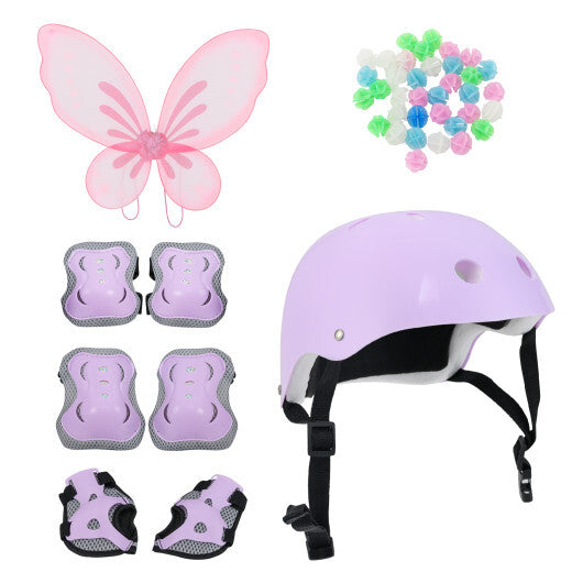 Only $9.90! 6 in 1 Kids Bicycle Protective Gear Set Pink LuxuryLifeWay Online Store