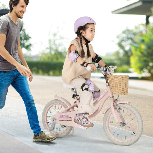 Only $9.90! 6 in 1 Kids Bicycle Protective Gear Set Pink LuxuryLifeWay Online Store