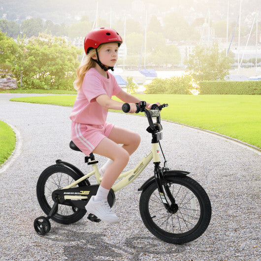 16 Inches Kids Bike Sport Bicycle with Removable Training Wheels - Size: 16 inches LuxuryLifeWay Online Store