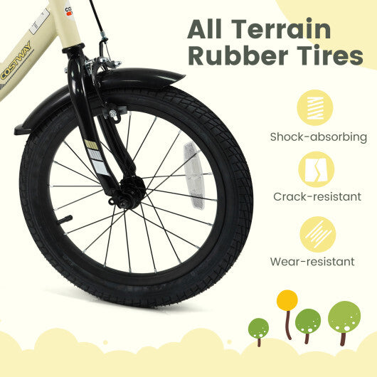16 Inches Kids Bike Sport Bicycle with Removable Training Wheels - Size: 16 inches LuxuryLifeWay Online Store