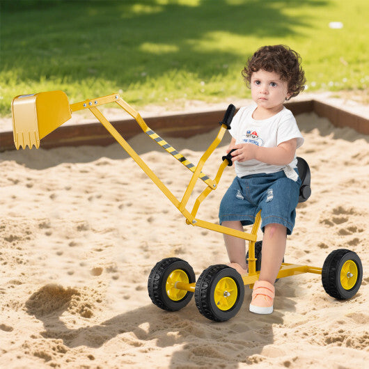 Sand Digger for Kids with 2-Handed Controls and Flexible Shovel-Blue LuxuryLifeWay Online Store