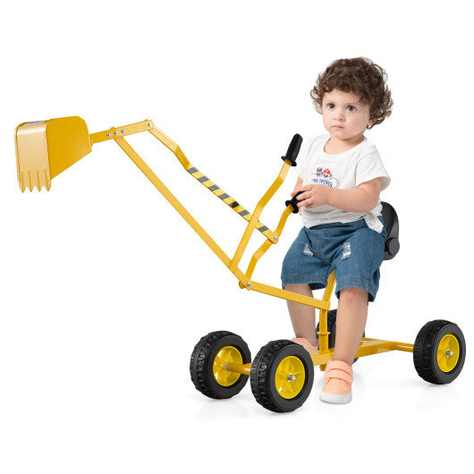 Sand Digger for Kids with 2-Handed Controls and Flexible Shovel-Blue LuxuryLifeWay Online Store