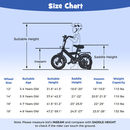 18-Inch Kids Bike with Removable Training Wheels Navy - Brave Hero - Color: Navy - Size: 18 inches LuxuryLifeWay Online Store