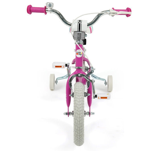 12 Inch Kids Bike for Aged 3-8 Years Old with Adjustable Handlebar Pink- Starlight Wave - Color: Pink - Size: 12 inches LuxuryLifeWay Online Store