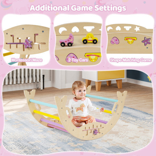 Triangle Set 8-in-1 Foldable Baby Climbing Toys Unicorn Theme LuxuryLifeWay Online Store