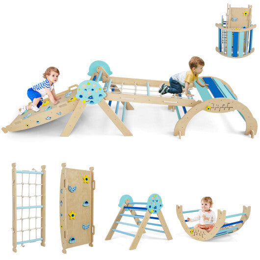 Triangle Set 8-in-1 Foldable Baby Climbing Toys Unicorn Theme LuxuryLifeWay Online Store