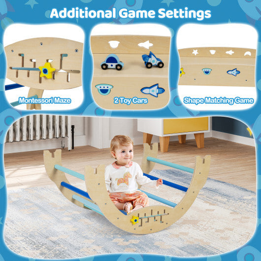 Triangle Set 8-in-1 Foldable Baby Climbing Toys Unicorn Theme LuxuryLifeWay Online Store