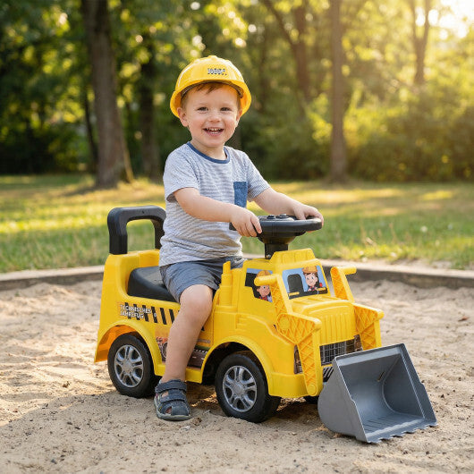 Kids Digger Ride on Truck with Shovel and Under-Seat Compartment LuxuryLifeWay Online Store