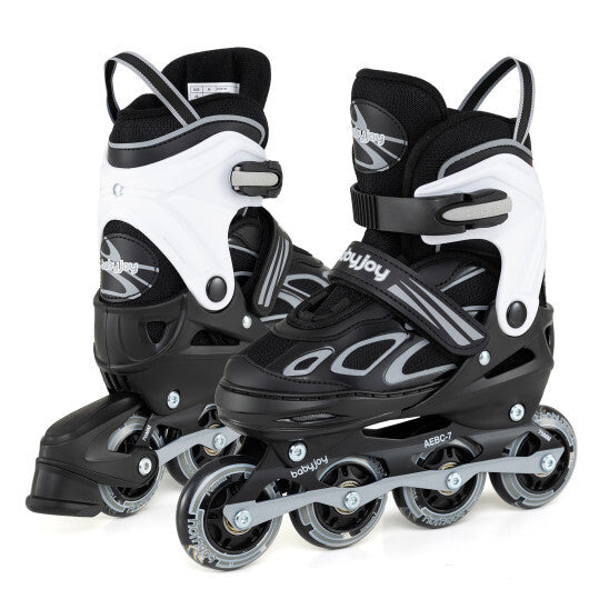 4 Sizes Adjustable Blade Roller with Light-up Wheels for Youth-Blue LuxuryLifeWay Online Store
