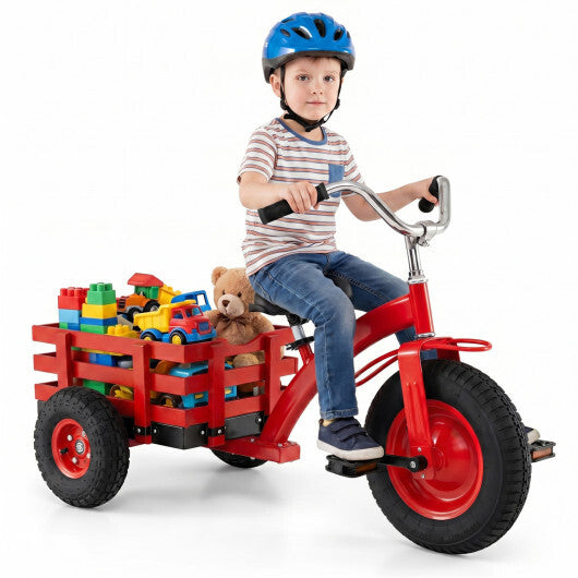 Kids Tricycle with 15 Inch Inflatable Rubber Tires -Green LuxuryLifeWay Online Store