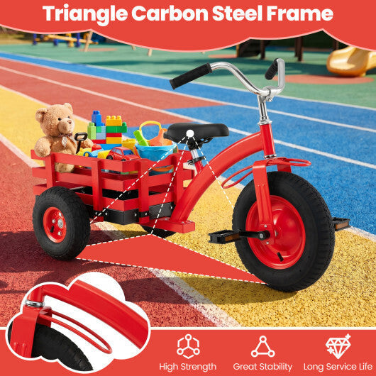 Kids Tricycle with 15 Inch Inflatable Rubber Tires -Green LuxuryLifeWay Online Store