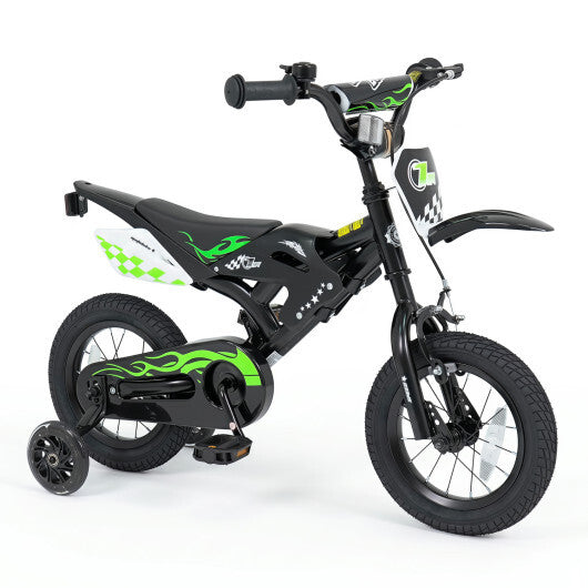 12 Inch Kids Bike Motorcycle-Inspired for Boy Girl Ages 3-4 Years-Black LuxuryLifeWay Online Store