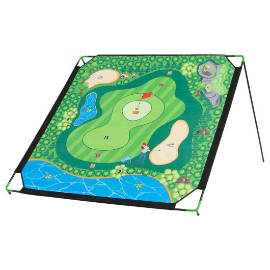 71 x 71 Inches Golf Chipping Game Set for Indoor and Outdoor Practice LuxuryLifeWay Online Store