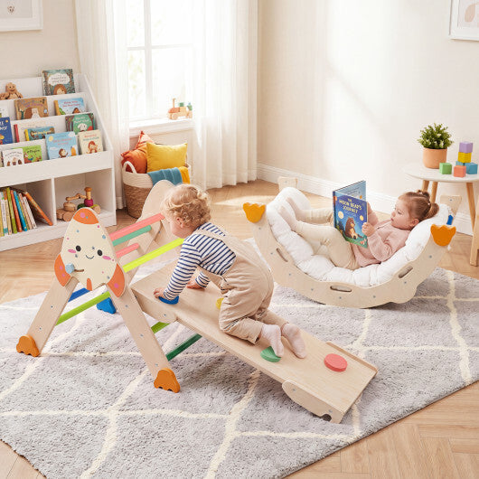 8-in-1 Foldable Climbing Toys for Toddlers Rocket-Themed-Multicolor LuxuryLifeWay Online Store