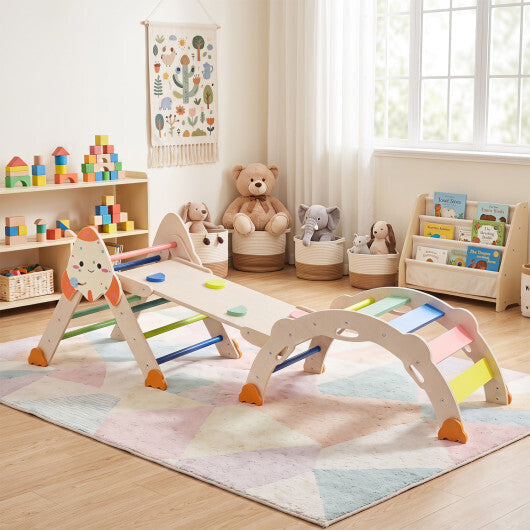 8-in-1 Foldable Climbing Toys for Toddlers Rocket-Themed-Multicolor LuxuryLifeWay Online Store