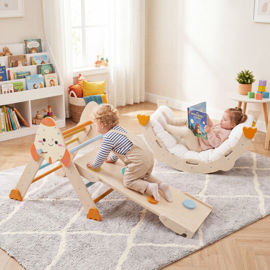 8-in-1 Foldable Climbing Toys for Toddlers Rocket-Themed-Multicolor LuxuryLifeWay Online Store