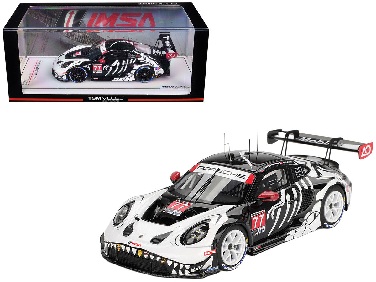 Porsche 911 GT3 R #77 Klaus Bachler - Laurin Heinrich - Michael Christensen "AO Racing Skeleton Rexy" GTD Pro IMSA "Petit Le Mans" (2025) 1/43 Model Car by True Scale Miniatures LuxuryLifeWay Online Store