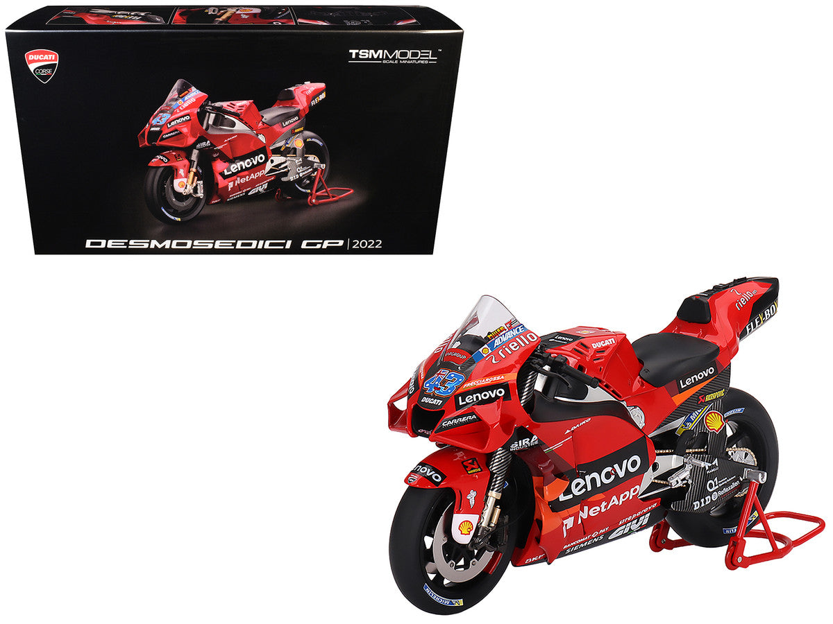 Ducati Desmosedici #43 Jack Miller "Presentation" "MotoGP World Championship" (2022) 1/12 Motorcycle Model by True Scale Miniatures LuxuryLifeWay Online Store