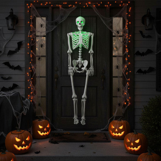 5.5 FT Halloween Skeleton Life-Size Posable for Indoor Outdoor Decoration LuxuryLifeWay Online Store