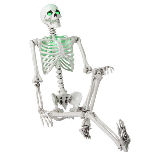 5.5 FT Halloween Skeleton Life-Size Posable for Indoor Outdoor Decoration LuxuryLifeWay Online Store