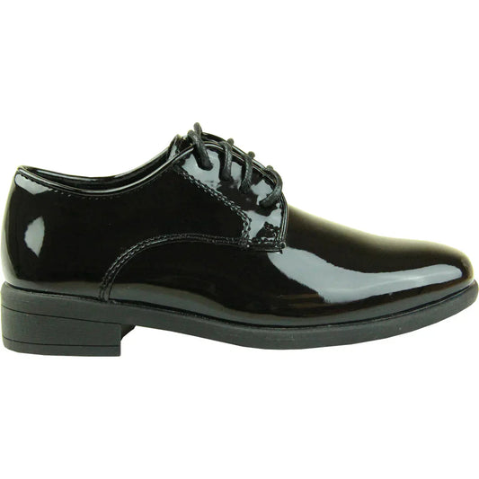 VANGELO Boy TUX-12KID Dress Shoe Formal Tuxedo for Prom & Wedding Black Patent LuxuryLifeWay Online Store