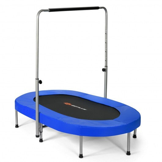 2-Person Foldable Mini Kids Fitness Rebounder Trampoline-Blue LuxuryLifeWay Online Store