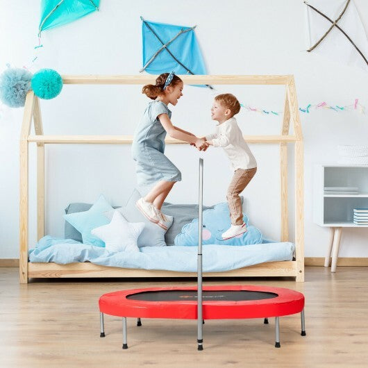 2-Person Foldable Mini Kids Fitness Rebounder Trampoline-Blue LuxuryLifeWay Online Store