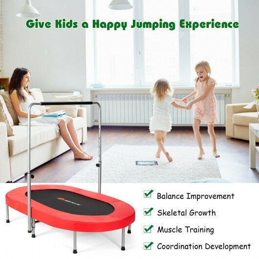 2-Person Foldable Mini Kids Fitness Rebounder Trampoline-Blue LuxuryLifeWay Online Store