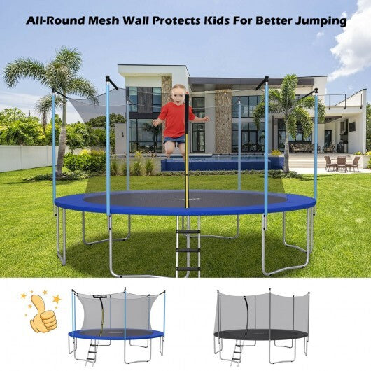 Replacement Weather-Resistant Trampoline Safety Enclosure Net-8 ft LuxuryLifeWay Online Store