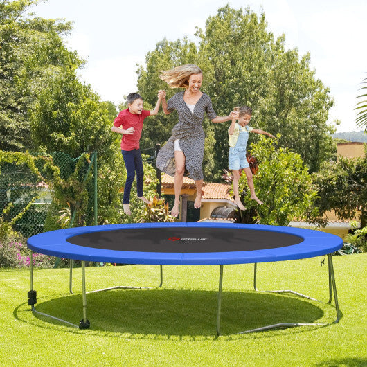 12 Feet Waterproof and Tear-Resistant Universal Trampoline Safety Pad Spring Cover-Multicolor LuxuryLifeWay Online Store