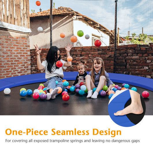 12 Feet Waterproof and Tear-Resistant Universal Trampoline Safety Pad Spring Cover-Multicolor LuxuryLifeWay Online Store