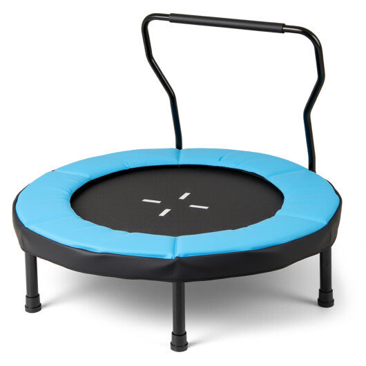 40 Inch Trampoline for Kids Indoor Outdoor Fitness Trampoline-Blue LuxuryLifeWay Online Store