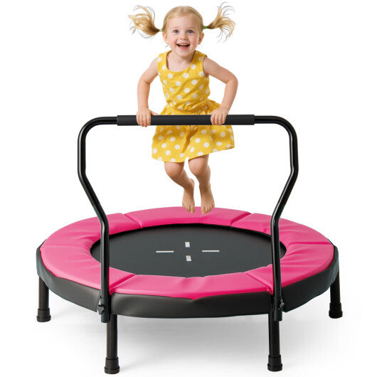 40 Inch Trampoline for Kids Indoor Outdoor Fitness Trampoline-Blue LuxuryLifeWay Online Store