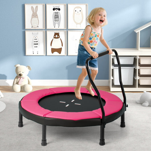 40 Inch Trampoline for Kids Indoor Outdoor Fitness Trampoline-Blue LuxuryLifeWay Online Store