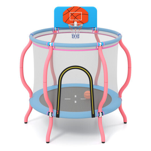 Kids Trampoline Indoor & Outdoor Pumpkin Trampoline-Pink LuxuryLifeWay Online Store