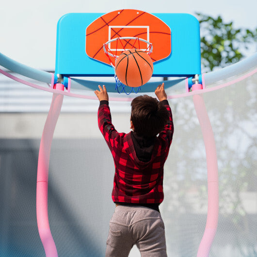 Kids Trampoline Indoor & Outdoor Pumpkin Trampoline-Pink LuxuryLifeWay Online Store