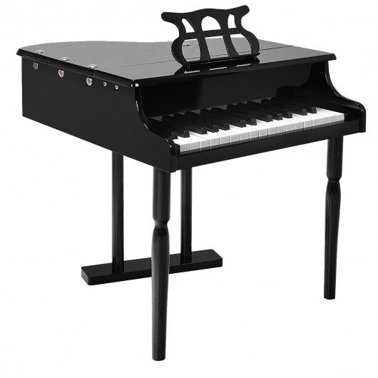 Musical Instrument Toy 30-Key Children Mini Grand Piano with Bench-Black - Color: Black LuxuryLifeWay Online Store