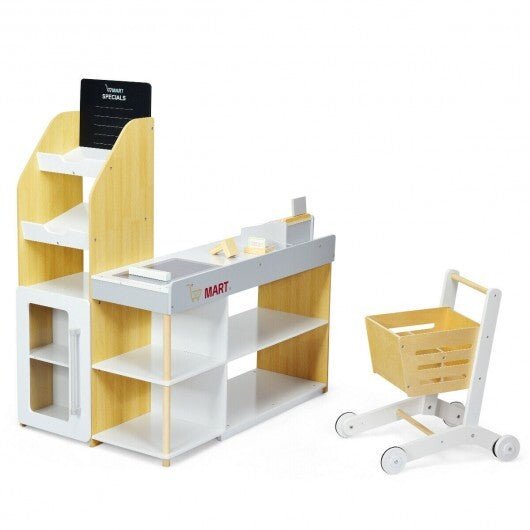 Grocery Store Playset Pretend Play Supermarket Shopping Set LuxuryLifeWay Online Store