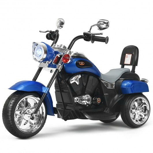 6V 3 Wheel Kids Motorcycle-Blue LuxuryLifeWay Online Store