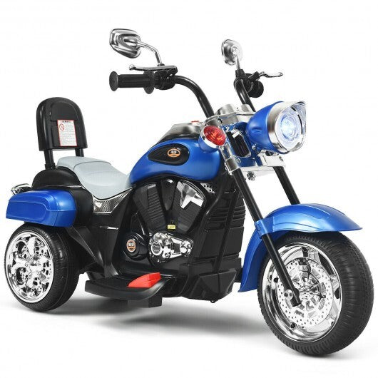6V 3 Wheel Kids Motorcycle-Blue LuxuryLifeWay Online Store