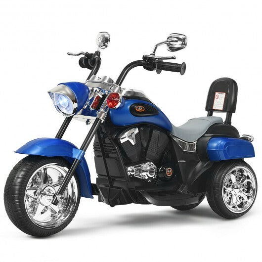 6V 3 Wheel Kids Motorcycle-Blue LuxuryLifeWay Online Store