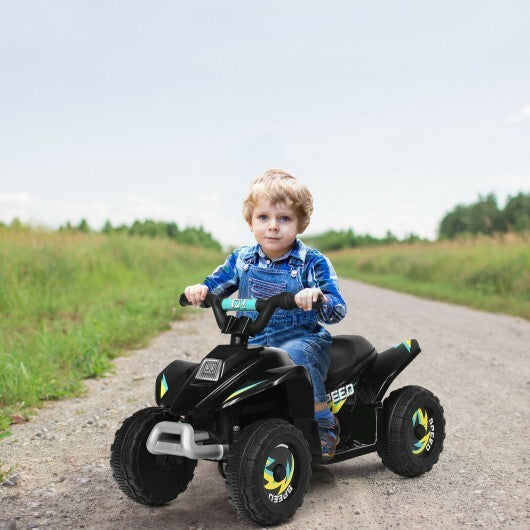 6V Kids Electric ATV 4 Wheels Ride-On Toy -Black LuxuryLifeWay Online Store